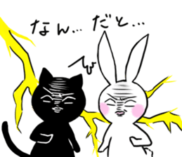 Bunny and sometimes Neko-kun sticker #7324542