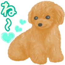 Toy Poodle & Toy Poodle sticker #7325266