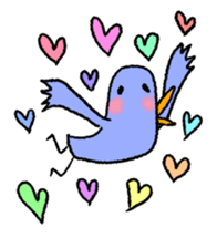 Everyday of SKY BLUE BIRD sticker #7325439