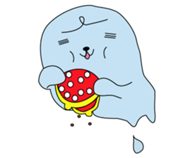 water drop baby sticker #7325986