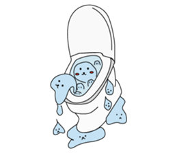 water drop baby sticker #7325988