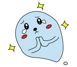 water drop baby sticker #7325989