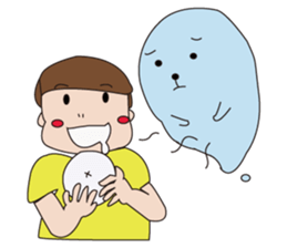 water drop baby sticker #7325994