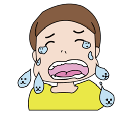 water drop baby sticker #7326004