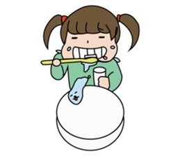 water drop baby sticker #7326008