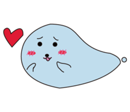 water drop baby sticker #7326009