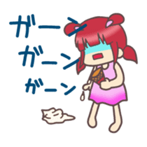 Kawaii Rabiko simple word vor.1 sticker #7326390