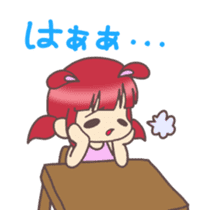 Kawaii Rabiko simple word vor.1 sticker #7326391