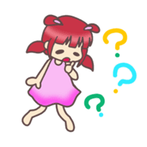 Kawaii Rabiko simple word vor.1 sticker #7326392