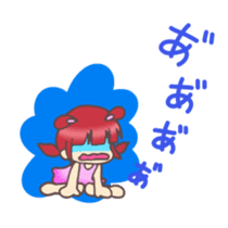 Kawaii Rabiko simple word vor.1 sticker #7326404