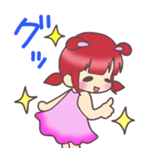 Kawaii Rabiko simple word vor.1 sticker #7326408