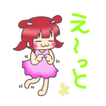 Kawaii Rabiko simple word vor.1 sticker #7326409