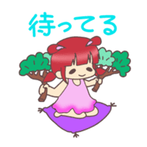 Kawaii Rabiko simple word vor.1 sticker #7326412