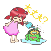 Kawaii Rabiko simple word vor.1 sticker #7326416