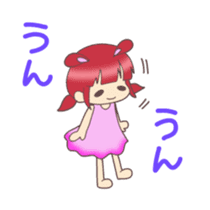 Kawaii Rabiko simple word vor.1 sticker #7326417