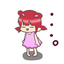 Kawaii Rabiko simple word vor.1 sticker #7326420