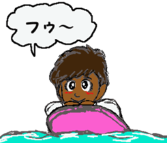 Surfer trio 2 sticker #7326525