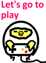 Withdrawal chick Tamakomori[English] sticker #7326786