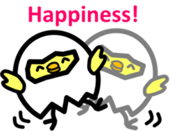 Withdrawal chick Tamakomori[English] sticker #7326791