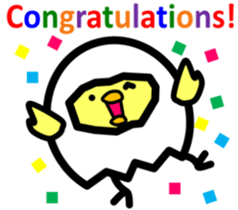 Withdrawal chick Tamakomori[English] sticker #7326799