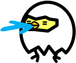 Withdrawal chick Tamakomori[English] sticker #7326803