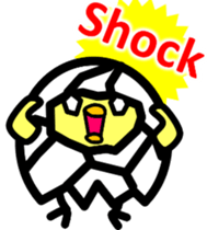 Withdrawal chick Tamakomori[English] sticker #7326817