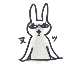 pet peeve rabbit 3 sticker #7326908
