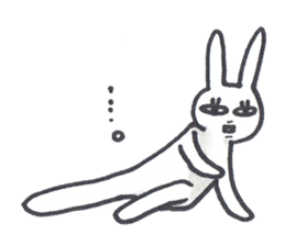 pet peeve rabbit 3 sticker #7326918