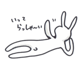 pet peeve rabbit 3 sticker #7326937