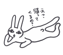 pet peeve rabbit 3 sticker #7326938