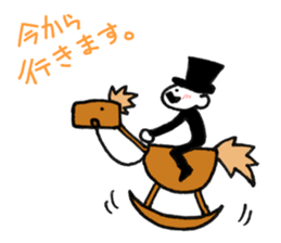 Stylish gentleman sticker #7327125