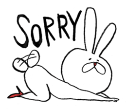 A Rabbit names P sticker #7327185