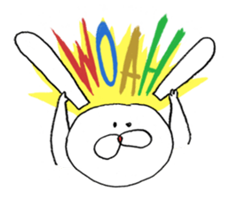 A Rabbit names P sticker #7327186