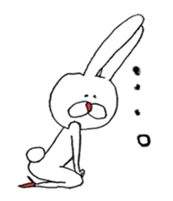 A Rabbit names P sticker #7327187