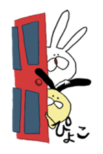 A Rabbit names P sticker #7327213