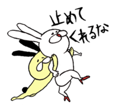 A Rabbit names P sticker #7327221