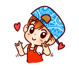 Snapback Girl sticker #7328284