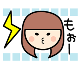 Colorful women of someone's fan sticker #7328713