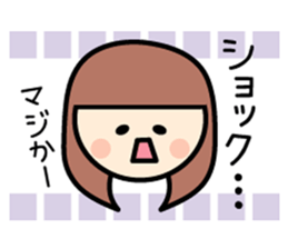 Colorful women of someone's fan sticker #7328742