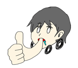 Friendly sticker sticker #7329046