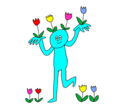 Friendly sticker sticker #7329059