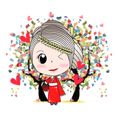 Japanese girl but heart Thailand.