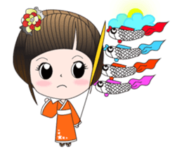 Japanese girl but heart Thailand. sticker #7329425