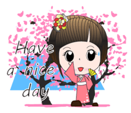 Japanese girl but heart Thailand. sticker #7329435