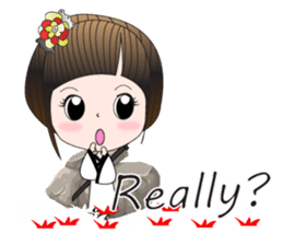 Japanese girl but heart Thailand. sticker #7329436