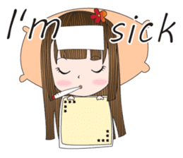 Japanese girl but heart Thailand. sticker #7329438