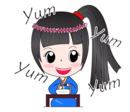 Japanese girl but heart Thailand. sticker #7329439