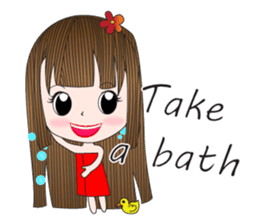 Japanese girl but heart Thailand. sticker #7329444