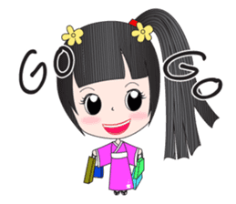 Japanese girl but heart Thailand. sticker #7329445