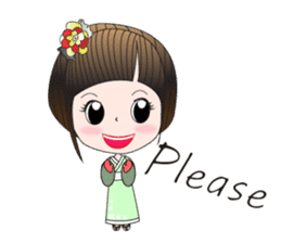 Japanese girl but heart Thailand. sticker #7329447